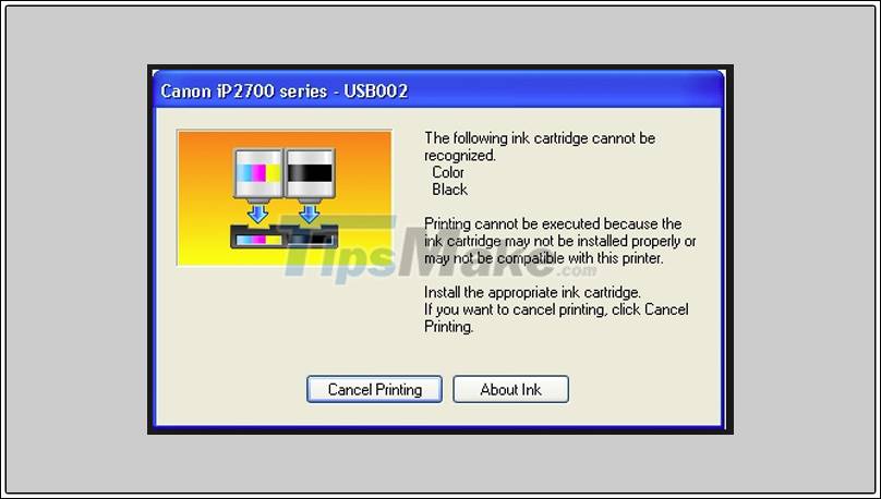 How to fix common errors on Canon inkjet printers Picture 7