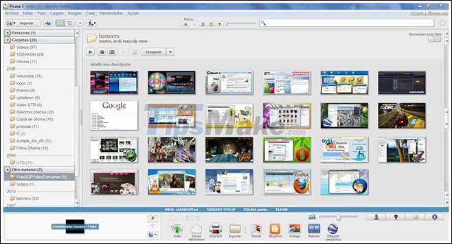 Picasa 3.9.141.303: Free and effective photo editor Picture 1