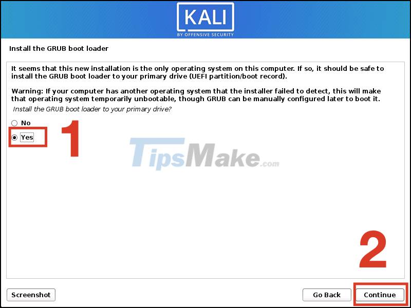 Steps to install Kali Linux on your computer are detailed and easy to follow Picture 19