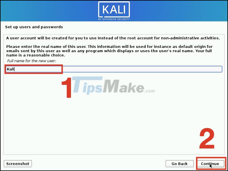 Steps to install Kali Linux on your computer are detailed and easy to follow Picture 8