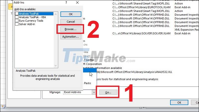 What are XLL files? How to open XLL files on Windows 10 computers Picture 5