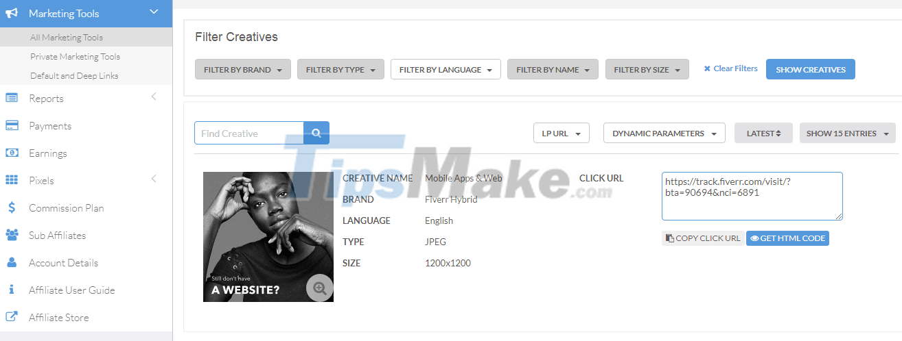 How to make 1000$ with Fiverr Affiliate Marketing Picture 14