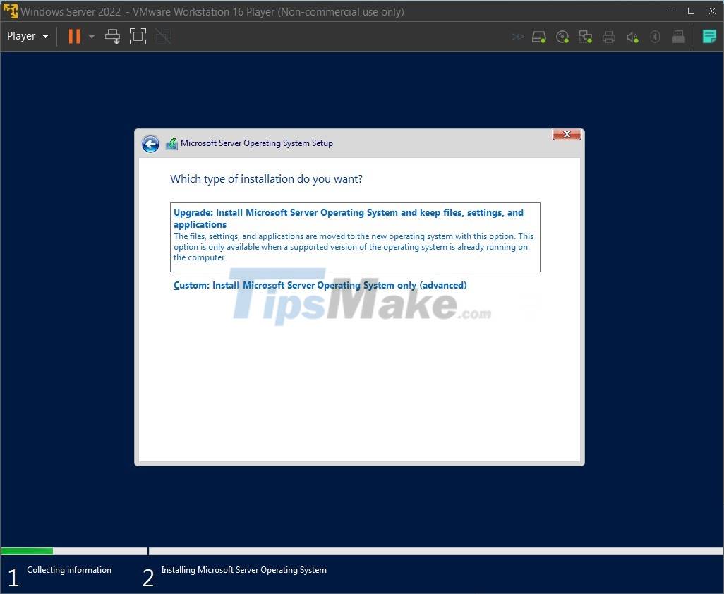 Steps to install Windows Server 2022 on a virtual machine Picture 12