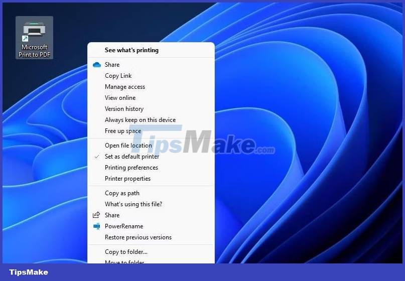 5 ways to set default printer on Windows 11 PC Picture 5
