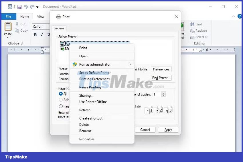 5 ways to set default printer on Windows 11 PC Picture 9