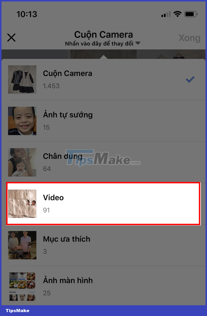 How to use video as an avatar, Facebook Avatar on iOS and Android Picture 13