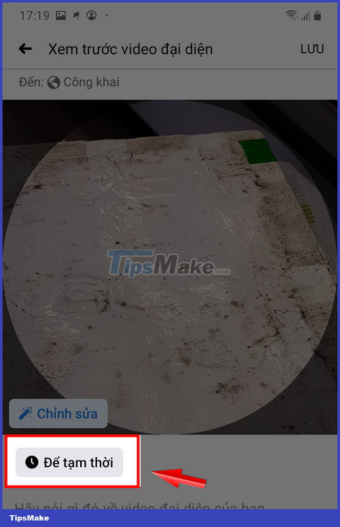 How to use video as an avatar, Facebook Avatar on iOS and Android Picture 7