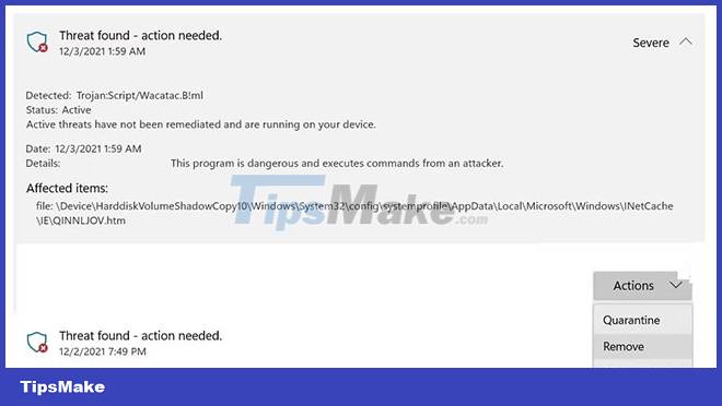 What is the Wacatac.B!ml Trojan? How to remove it from Windows? Picture 5