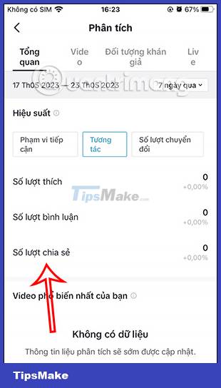 How to check TikTok video shares Picture 9