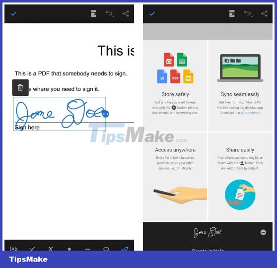 How to create a signature for PDF documents on Android Picture 5