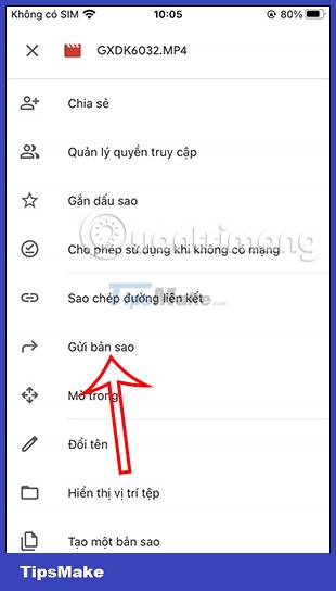 How to download Google Drive files to iPhone Picture 2