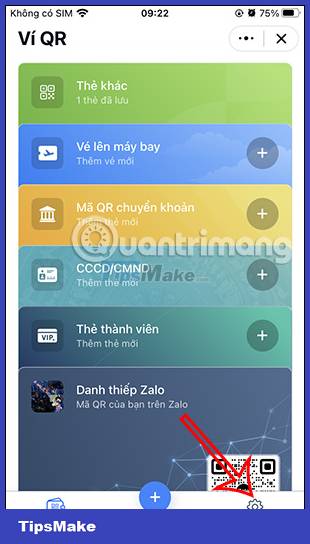 How to lock Zalo QR Wallet with fingerprints for information security Picture 3