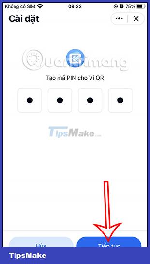 How to lock Zalo QR Wallet with fingerprints for information security Picture 6