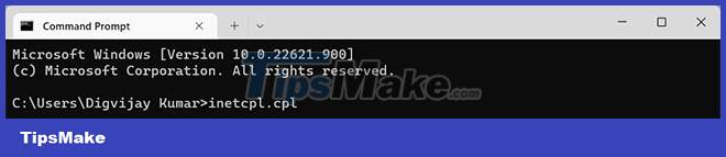 How to open Internet Options in Windows 11 Picture 5