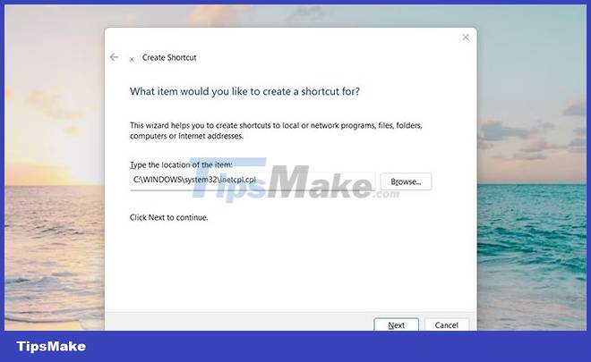 How to open Internet Options in Windows 11 Picture 6