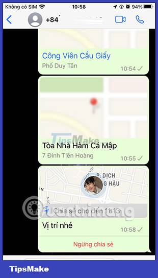 How to send location directly on WhatsApp Picture 13