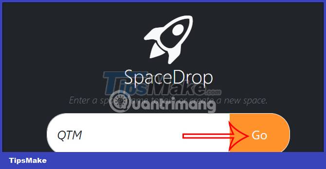How to share files online on SpaceDrop without an account Picture 1