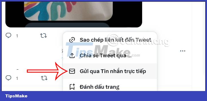 How to share tweets on Twitter via message Picture 7