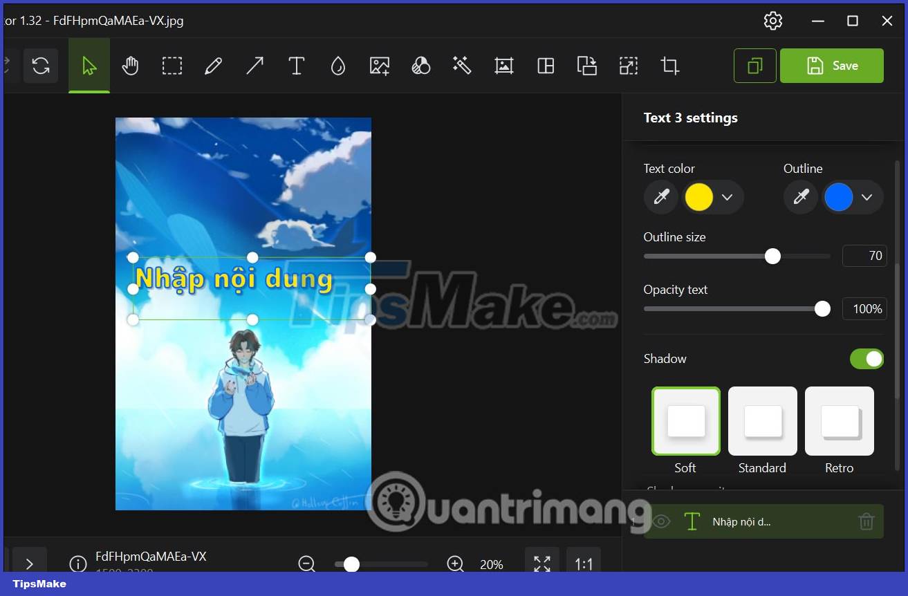 Instructions for editing photos on Icecream Photo Editor Picture 4