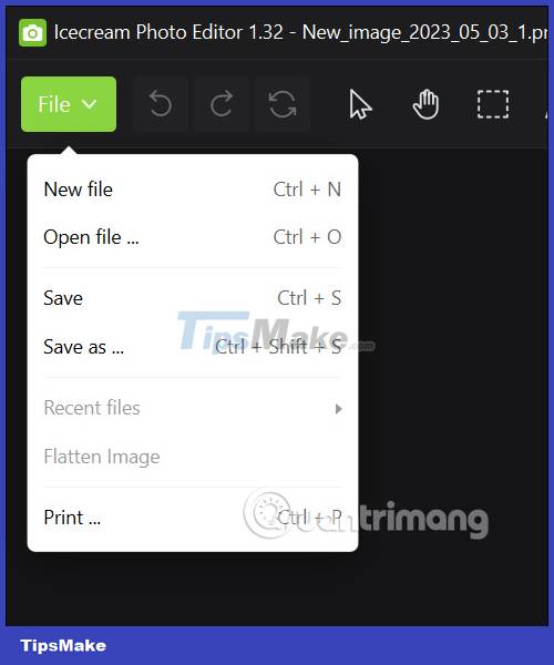 Instructions for editing photos on Icecream Photo Editor Picture 7