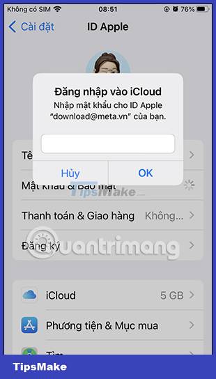Instructions for setting up an Apple ID security key Picture 3