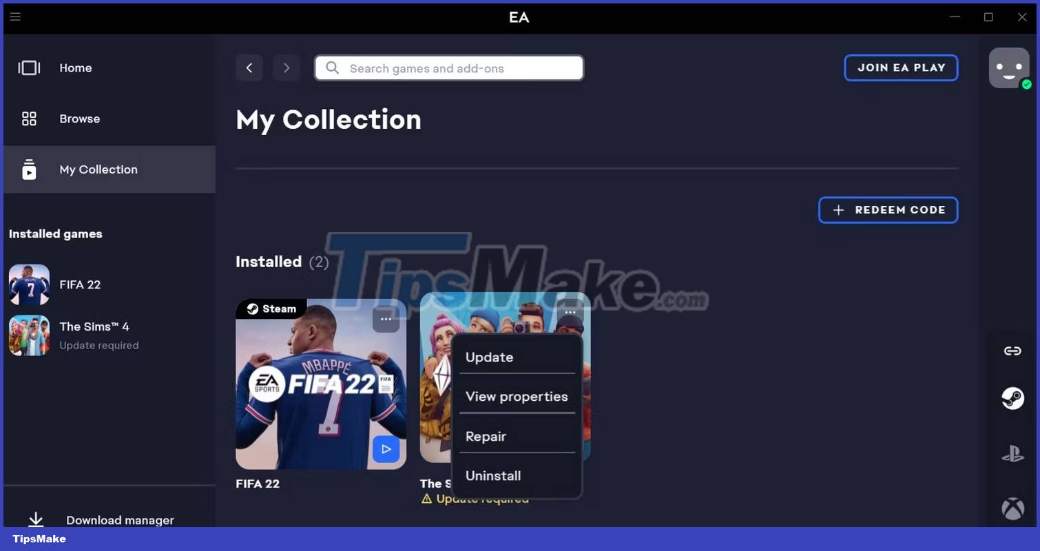 Instructions to repair game files on different launchers Picture 3