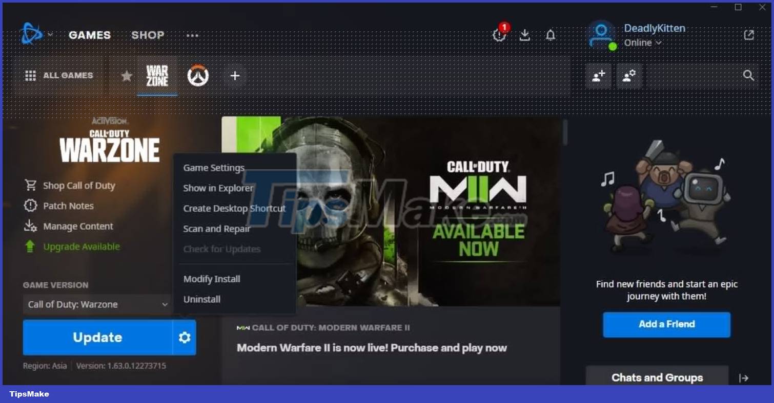 Instructions to repair game files on different launchers Picture 7