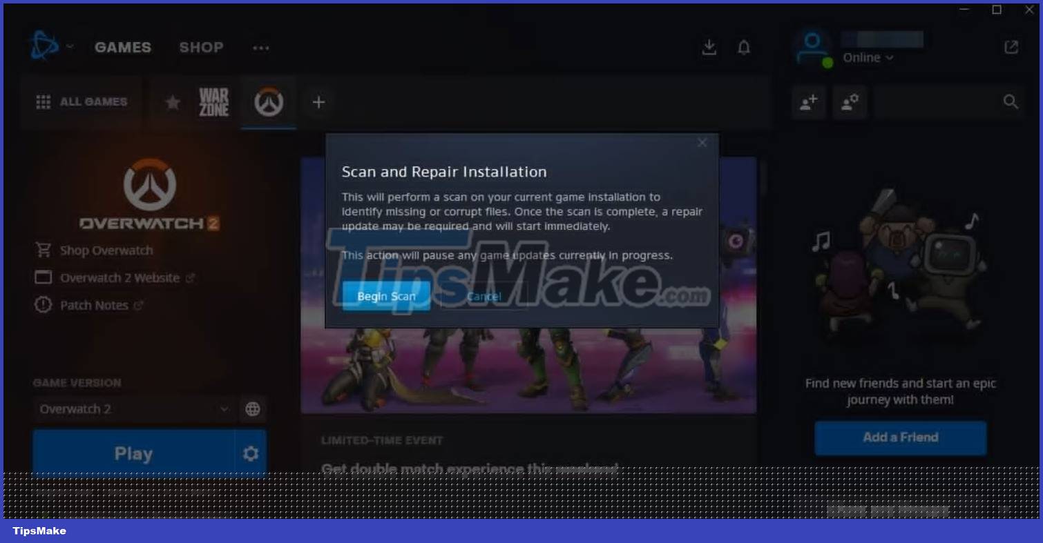 Instructions to repair game files on different launchers Picture 8