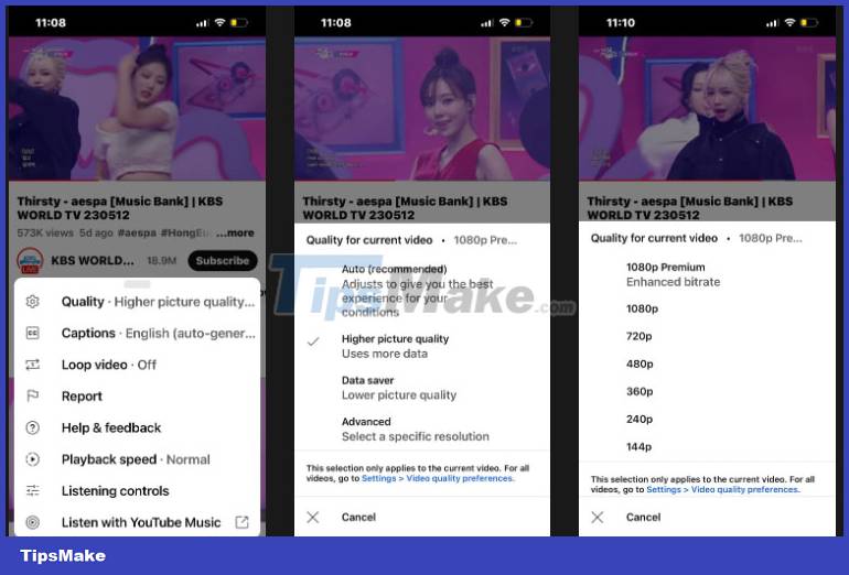 What is YouTube Premium 1080p Resolution? How to use it? Picture 6