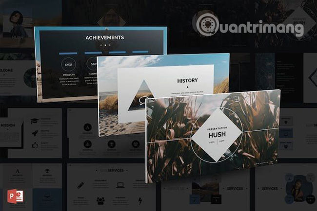 10 awesome PowerPoint templates make the presentation 'shine' Picture 9
