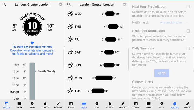 10+ best weather forecast apps for Android Picture 2