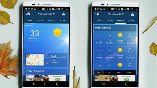 10+ best weather forecast apps for Android Picture 4