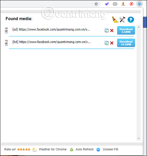 10 Chrome widgets download videos quickly Picture 16