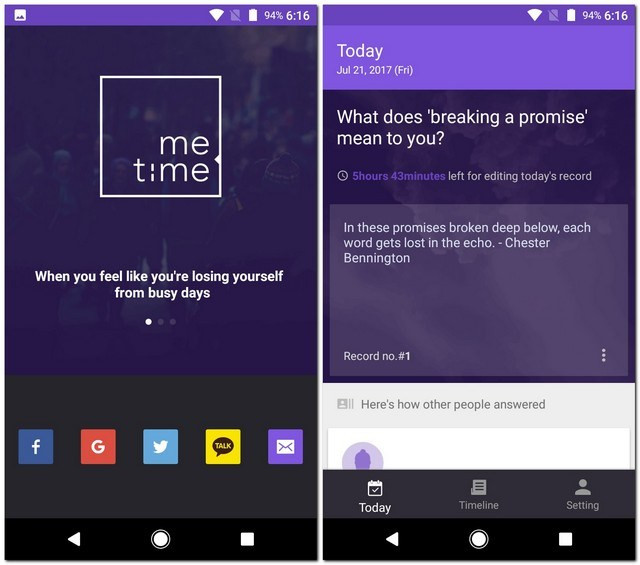 10 good diary applications on Android Picture 10