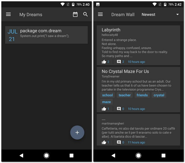 10 good diary applications on Android Picture 2