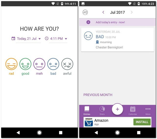 10 good diary applications on Android Picture 5