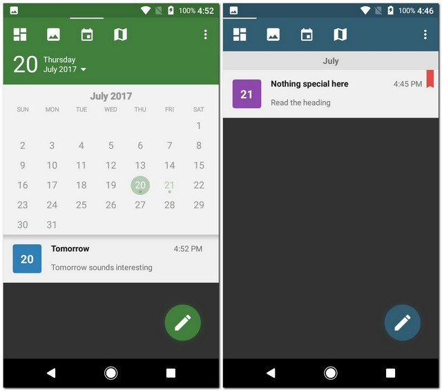 10 good diary applications on Android Picture 6