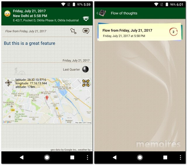 10 good diary applications on Android Picture 9