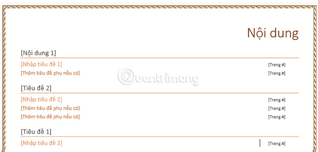 10 impressive table of contents for Microsoft Word Picture 4