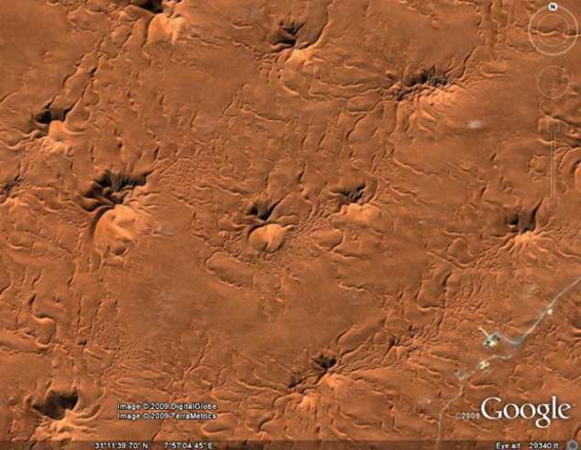 10 mysterious and strange places appear Google Earth that surprised people Picture 12