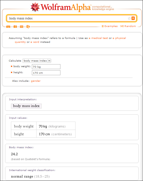10 outstanding features of Wolfram Alpha Picture 10
