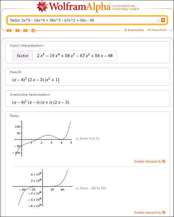 10 outstanding features of Wolfram Alpha Picture 3
