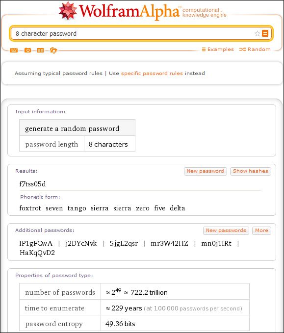 10 outstanding features of Wolfram Alpha Picture 6