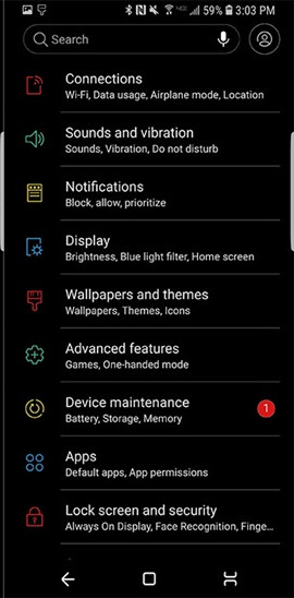 10 sets of dark theme dark colors for Samsung smartphones Picture 20
