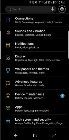 10 sets of dark theme dark colors for Samsung smartphones Picture 26