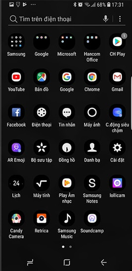 10 sets of dark theme dark colors for Samsung smartphones Picture 3