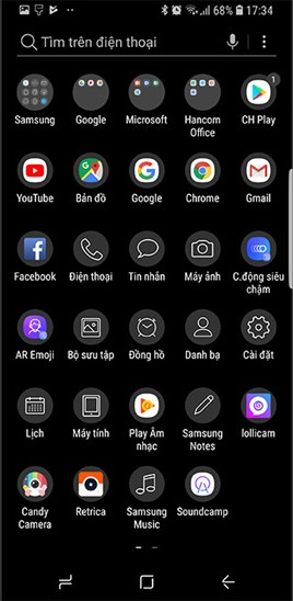 10 sets of dark theme dark colors for Samsung smartphones Picture 8