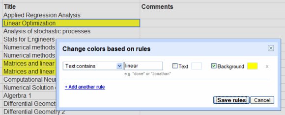 10 tips and tricks in Google Spreadsheet Picture 6