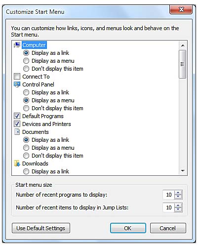 10 ways to customize Windows 7 Picture 4