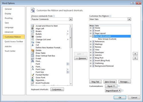 how to insert tabs in word 10